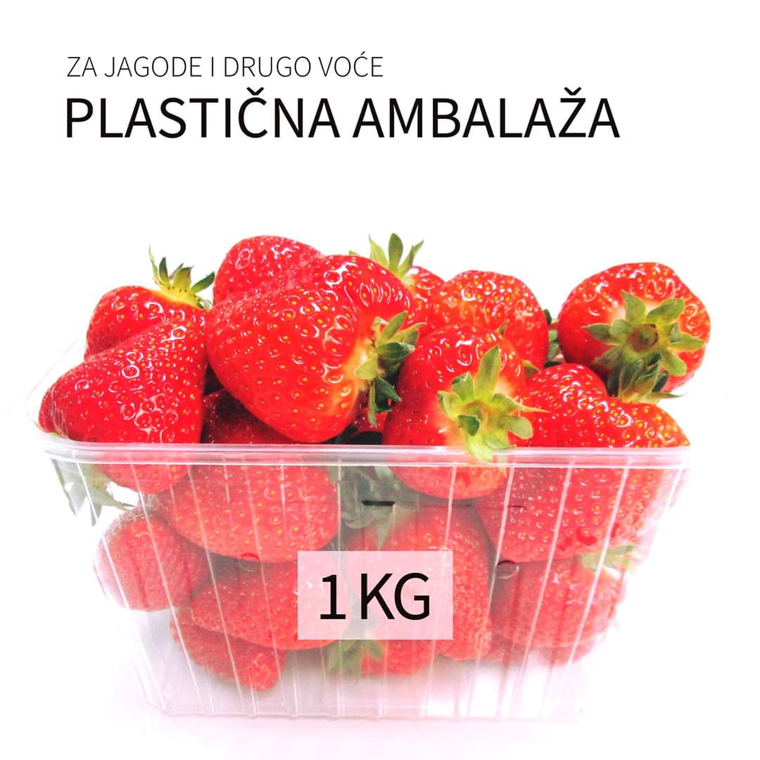 Plastična ambalaža za jagode i drugo voće - Panonska INT